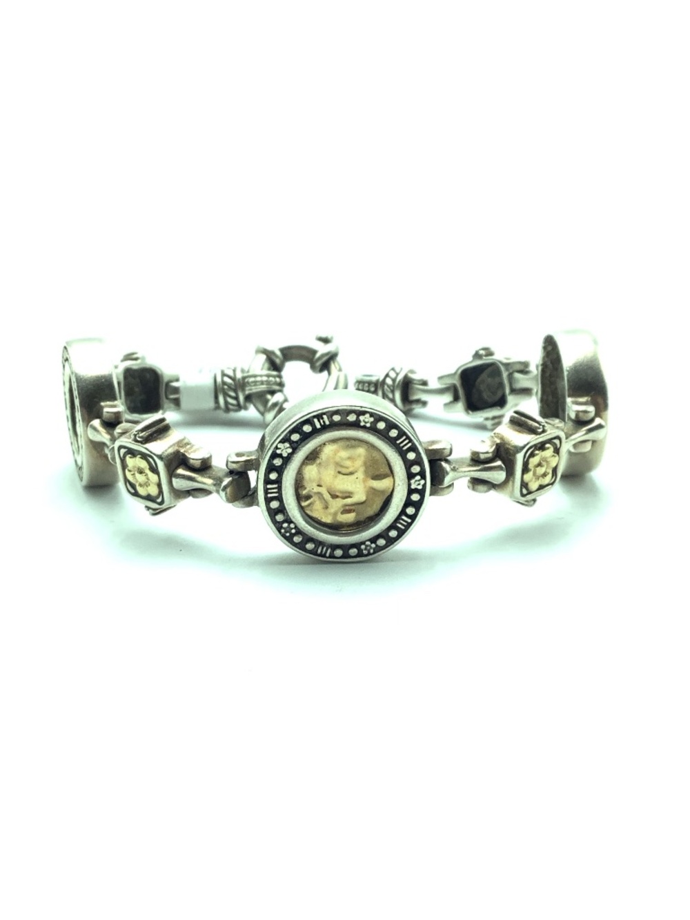 14k Gold .925 Silver Fili Menegatti Bracelet